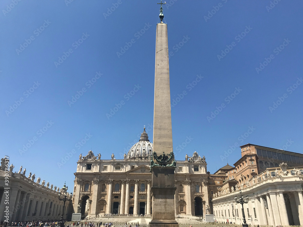 St. Peters Basilica Square in Vatican City, Italy