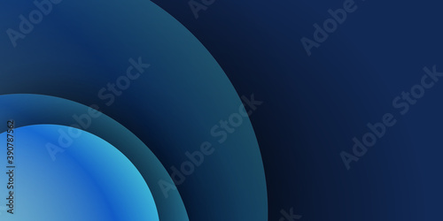 Dark blue abstract 3D presentation background