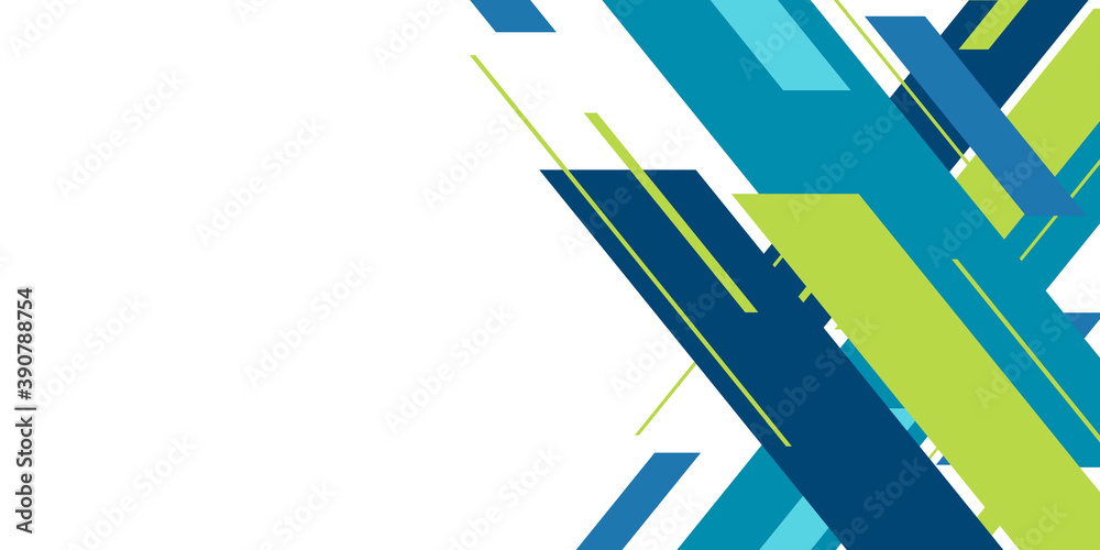 Modern blue green white abstract flat presentation background Modern blue green white abstract flat presentation background