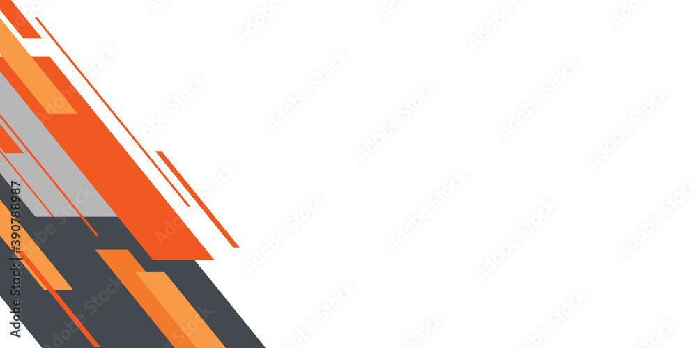 Orange black grey abstract arrow flat presentation background Orange black grey abstract arrow flat presentation background