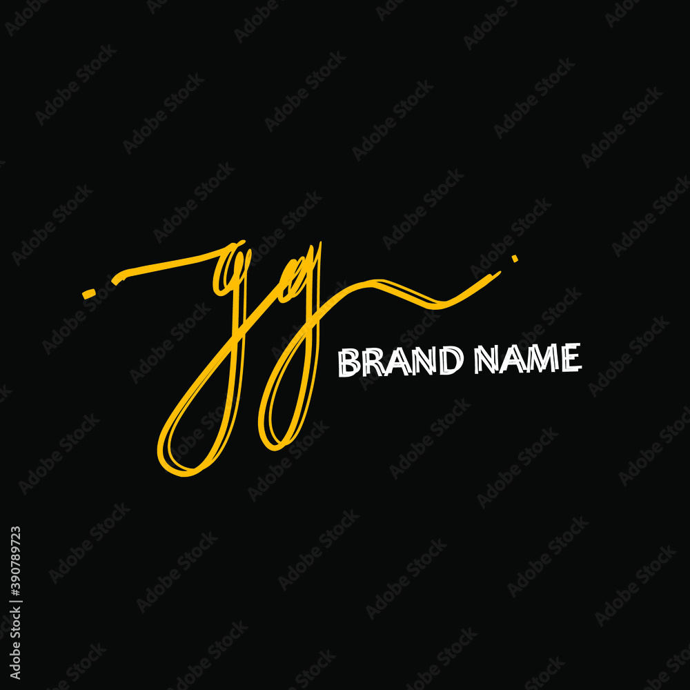 initial letter handwriting and signature logo initial letter handwriting and signature logo