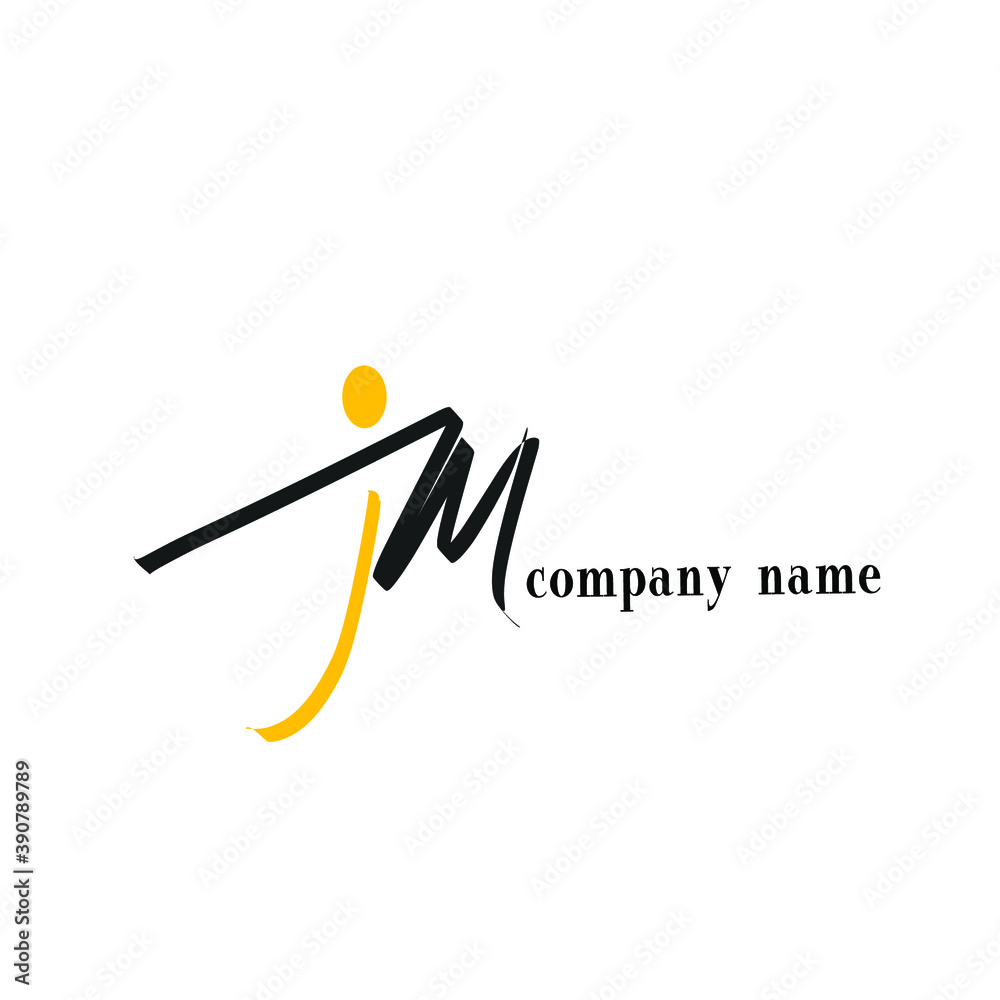 initial letter handwriting and signature logo initial letter handwriting and signature logo