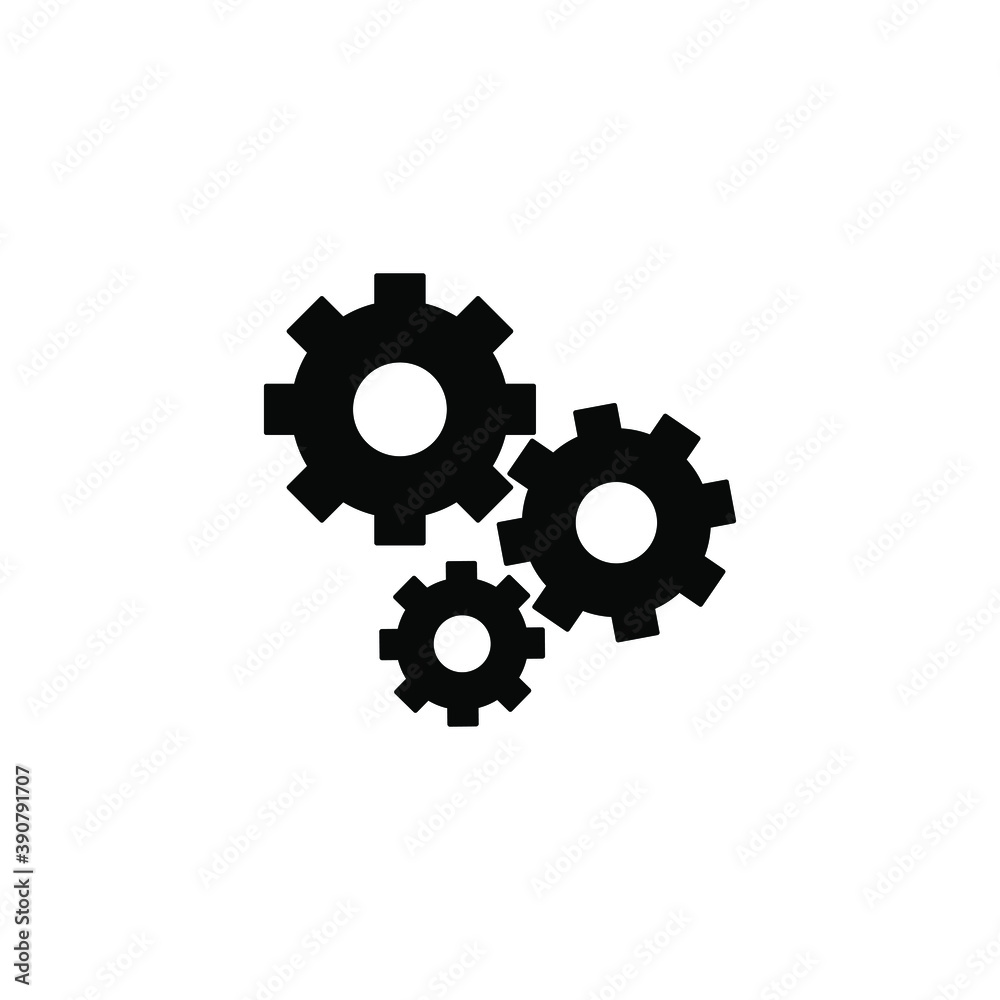 Icon for website design, interface and program. Sign setting, updating, loading, downlow, forward, and backward. Gear mechanism symbol. Vector characters. Icon for website design, interface and program. Sign setting, updating, loading, downlow, forward, and backward. Gear mechanism symbol. Vector characters.