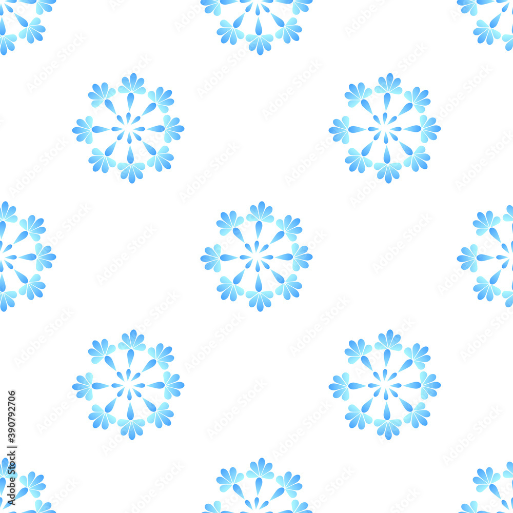Vector seamless pattern with floral, repeating element. Pattern with a blue flower on a white background. Use in textiles, clothing, wallpaper, design, baby backgrounds, wrapping paper. Vector seamless pattern with floral, repeating element. Pattern with a blue flower on a white background. Use in textiles, clothing, wallpaper, design, baby backgrounds, wrapping paper.