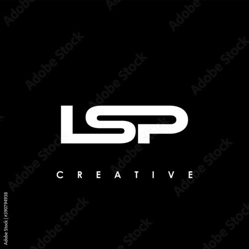 LSP Letter Initial Logo Design Template Vector Illustration	
 photo
