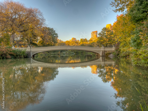Bow bridge in autumn © John Anderson
