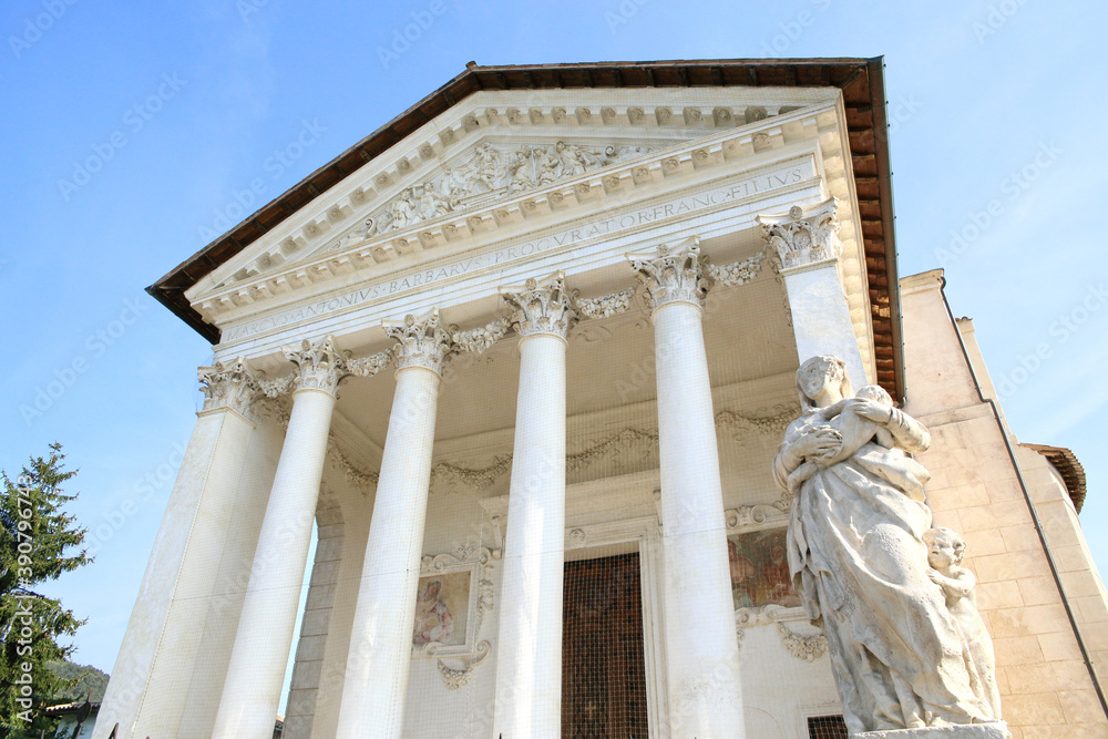 historic temple of Villa di Maser, unesco world heritage, Italy historic temple of Villa di Maser, unesco world heritage, Italy