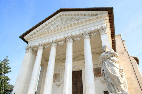 historic temple of Villa di Maser, unesco world heritage, Italy 