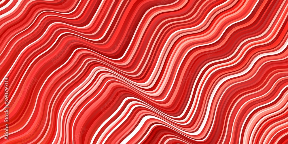 Light Red vector texture with wry lines.