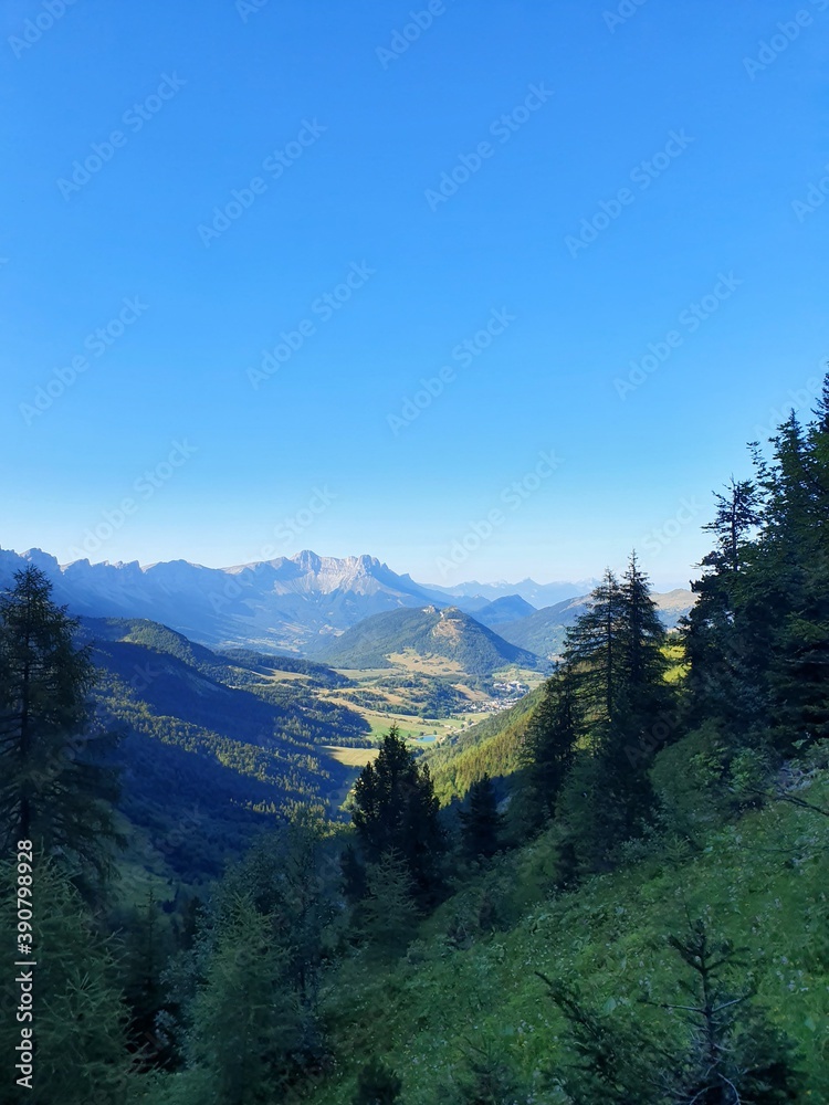 Obraz premium mountains and clouds