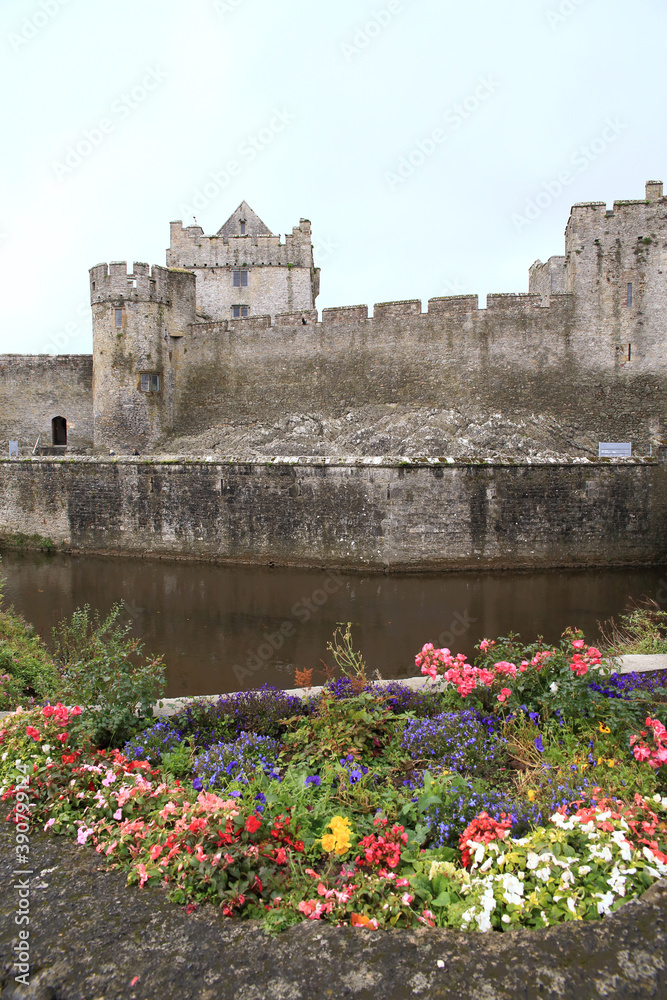 Medieval landmark fortress in Cahir, Ireland. 