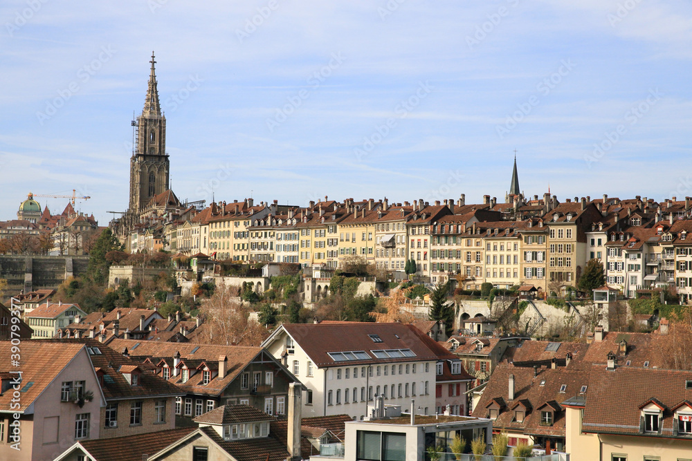 cityscape of Bern in Switzerland 