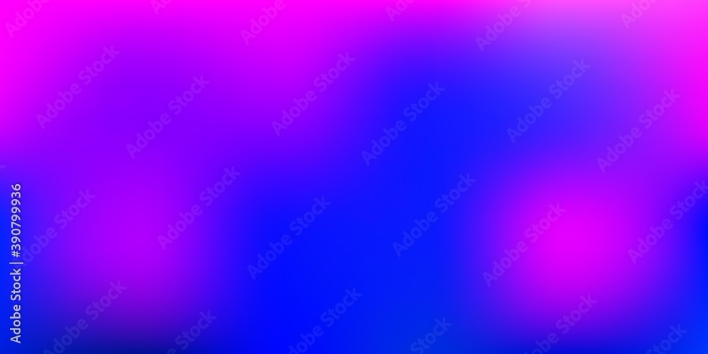 Fototapeta premium Light Pink, Blue vector abstract blur drawing.