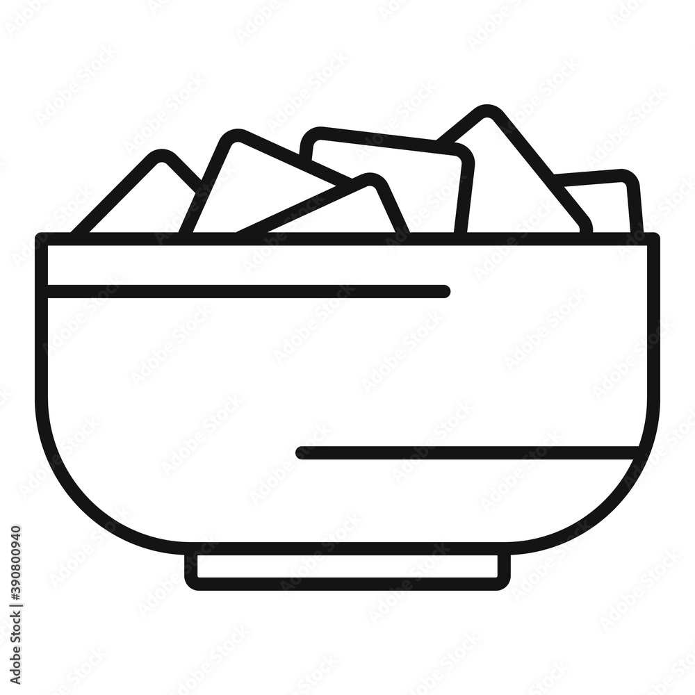 Tea ceremony bowl sugar icon. Outline tea ceremony bowl sugar vector icon for web design isolated on white background Tea ceremony bowl sugar icon. Outline tea ceremony bowl sugar vector icon for web design isolated on white background