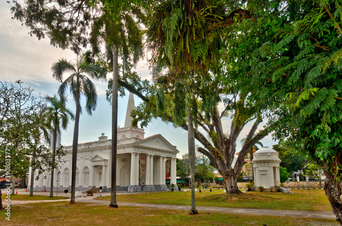 Georgetown, Malaysia : April 2019 : Historical colonial center of Penang, HDR Image