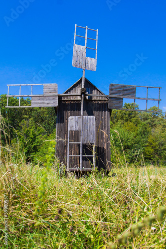 windmill in the field