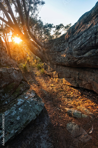 Sunrise on Blackwall Mountain on NSW Central Coast