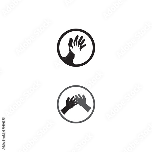 Free Download Hand Wave Logo Template vector symbol - GFXLoad
