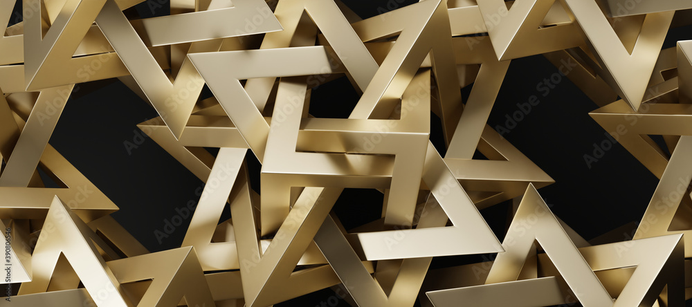 Abstract gold background. 3d rendering - illustration. Abstract gold background. 3d rendering - illustration.