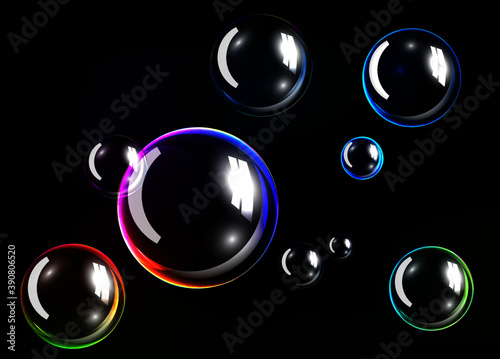 soap bublles children blow fun