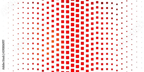 Dark Red, Yellow vector backdrop with rectangles.