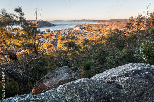 Sunrise on Blackwall Mountain on NSW Central Coast