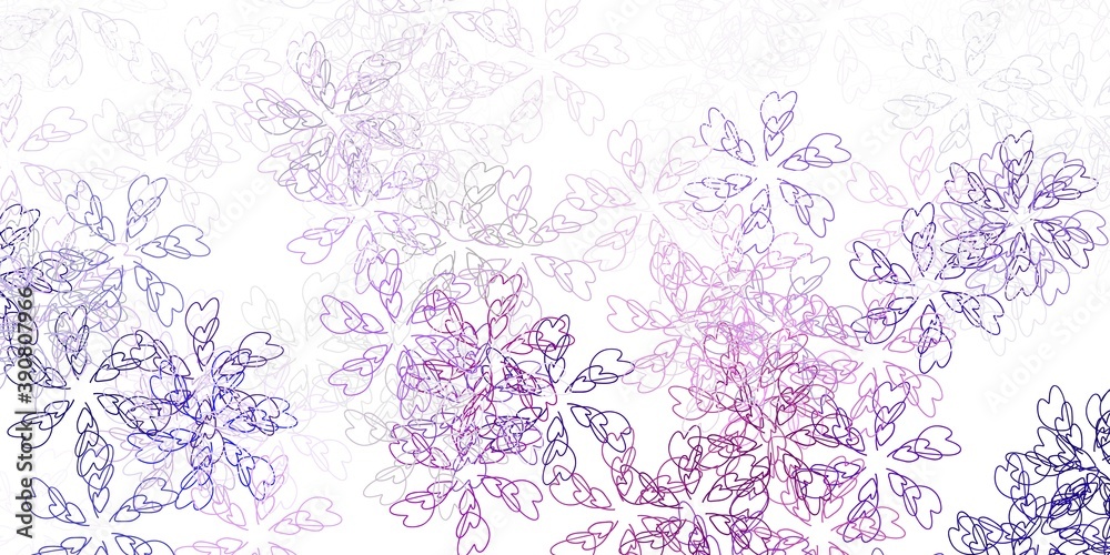 Light purple vector abstract artwork with leaves. Light purple vector abstract artwork with leaves.