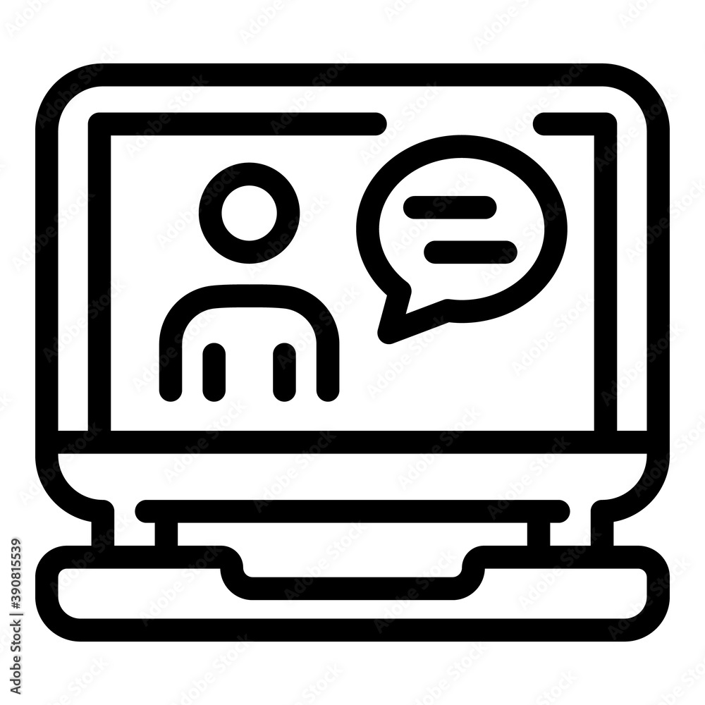 Online marketing icon. Outline online marketing vector icon for web design isolated on white background Online marketing icon. Outline online marketing vector icon for web design isolated on white background