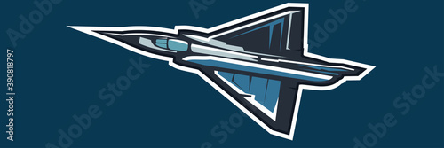 Swedish modern fighter jet icon vector illustration 