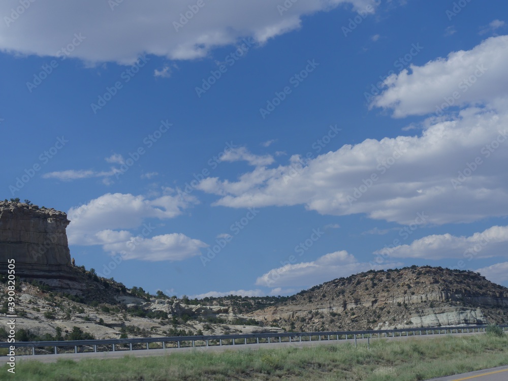 Fototapeta premium Scenic drive with beautiful landscape in Arizona.