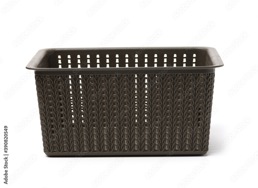 Empty shopping basket isolated on white background. Empty shopping basket isolated on white background.