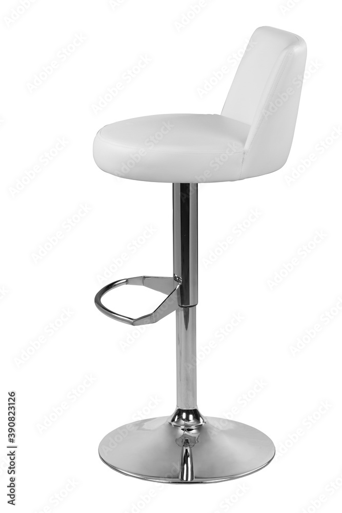 Modern bar chair on a white background . Modern bar chair on a white background .
