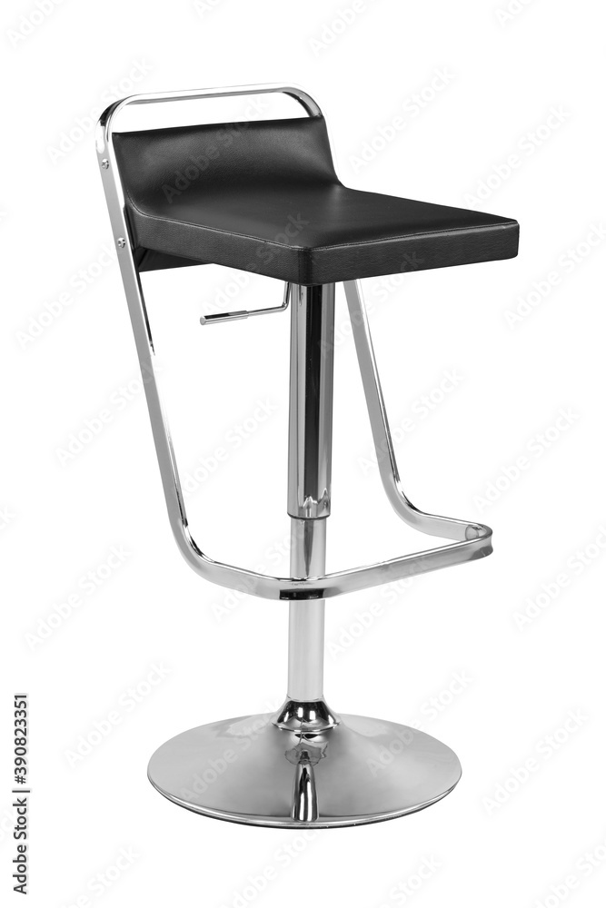 Modern bar chair on a white background . Modern bar chair on a white background .