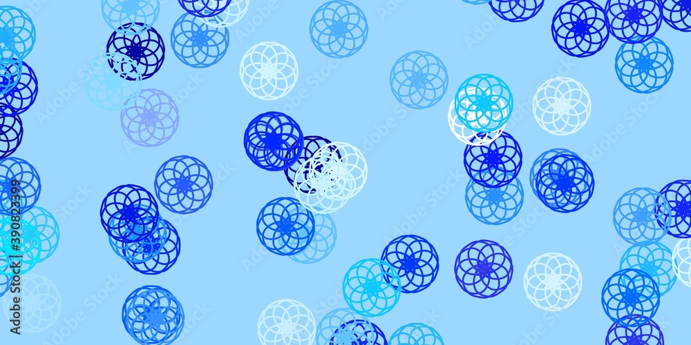 Light Pink, Blue vector layout with circle shapes. Light Pink, Blue vector layout with circle shapes.