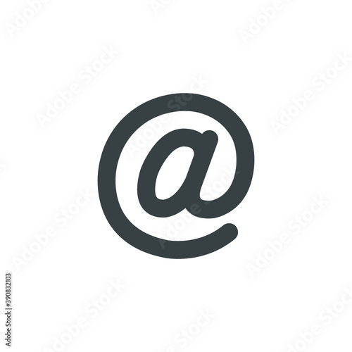 Wallpaper Mural Black and white isolated illustration of at icon Torontodigital.ca