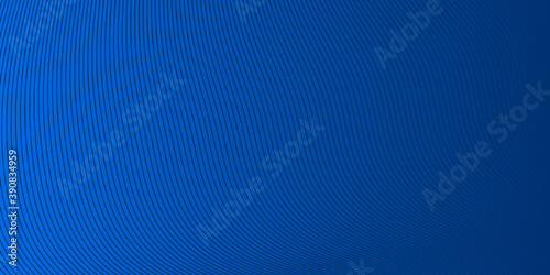 Modern blue wavy lines abstract presentation background