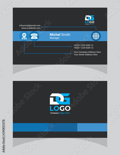 business card template