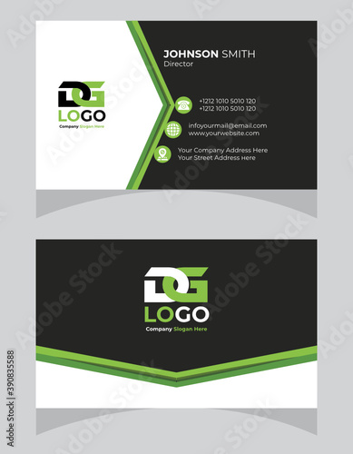 business card template