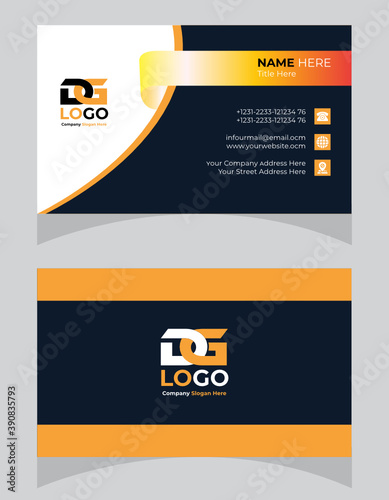 business card template