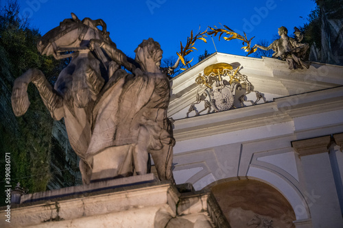 Rossebändiger Monument Pferdeschwemme Salzburg City