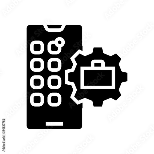 crowdsourcing business glyph icon vector. crowdsourcing business sign. isolated contour symbol black illustration