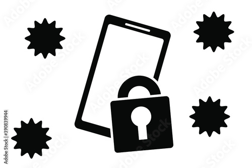 スマートフォンのセキュリティ　鍵マーク