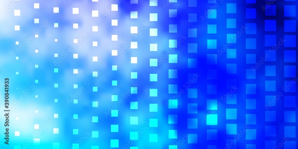 Light Pink, Blue vector texture in rectangular style.