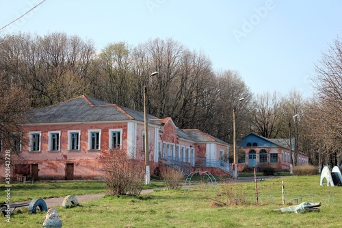 Wallpaper Mural Playground on the territory of an abandoned summer camp of the USSR Torontodigital.ca