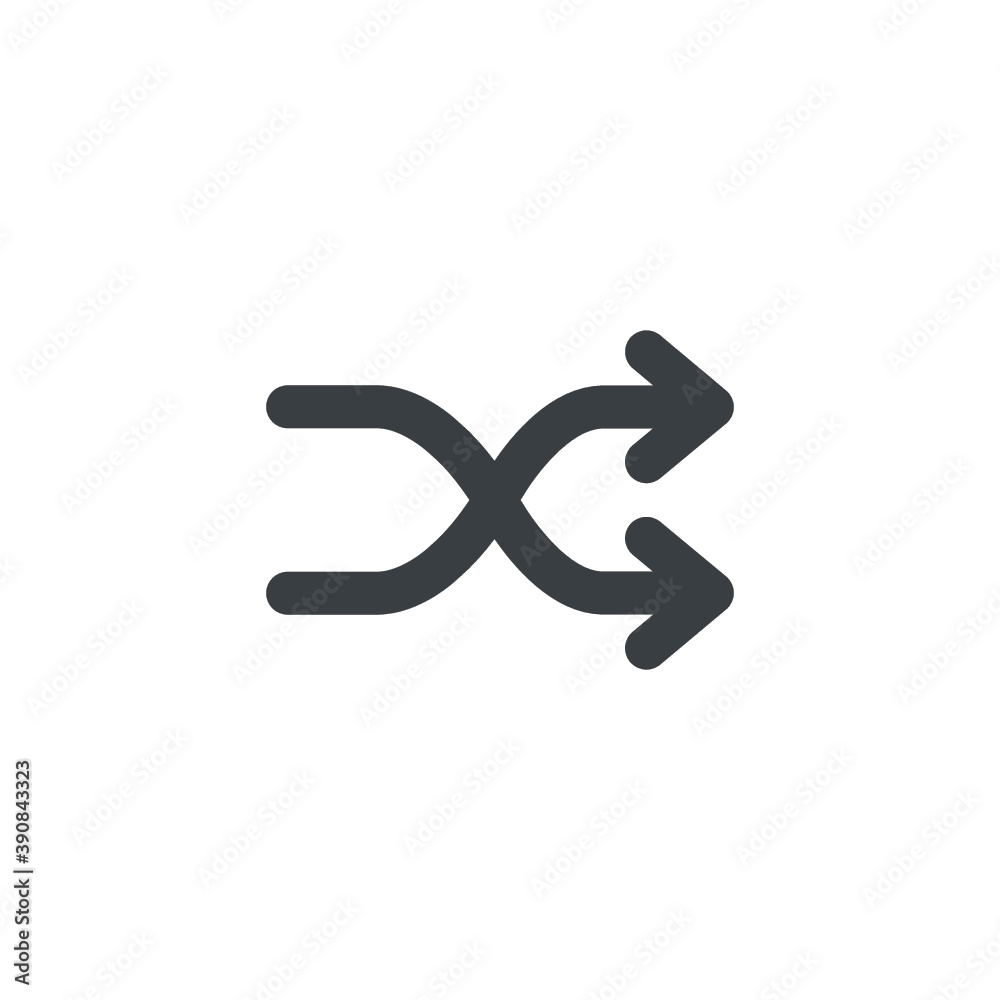 Black and white isolated illustration of arrow Black and white isolated illustration of arrow