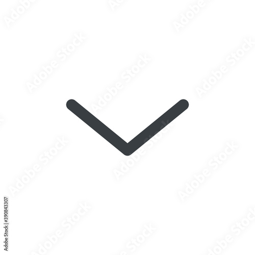 Black and white isolated illustration of arrow