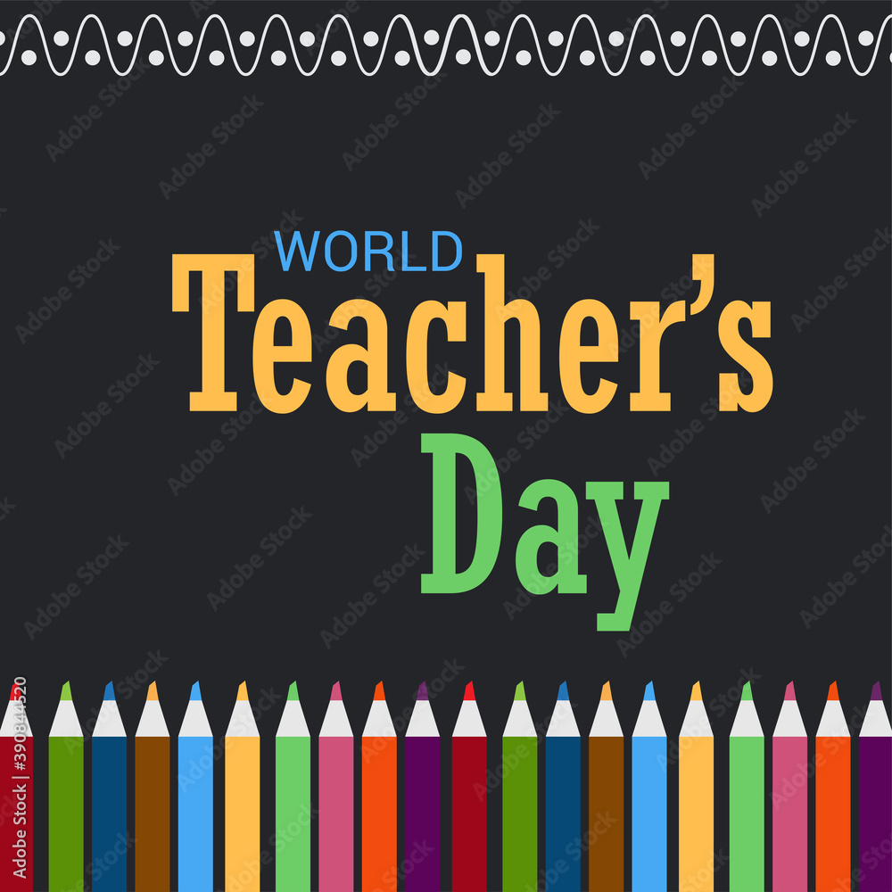 Vector illustration of a Background for World Teacher's Day. Vector illustration of a Background for World Teacher's Day.
