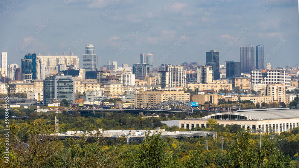 View of Moscow city