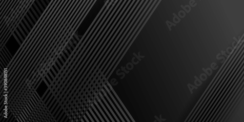 Black grey metallic abstract presentation background with dark concept. Vector Illustration