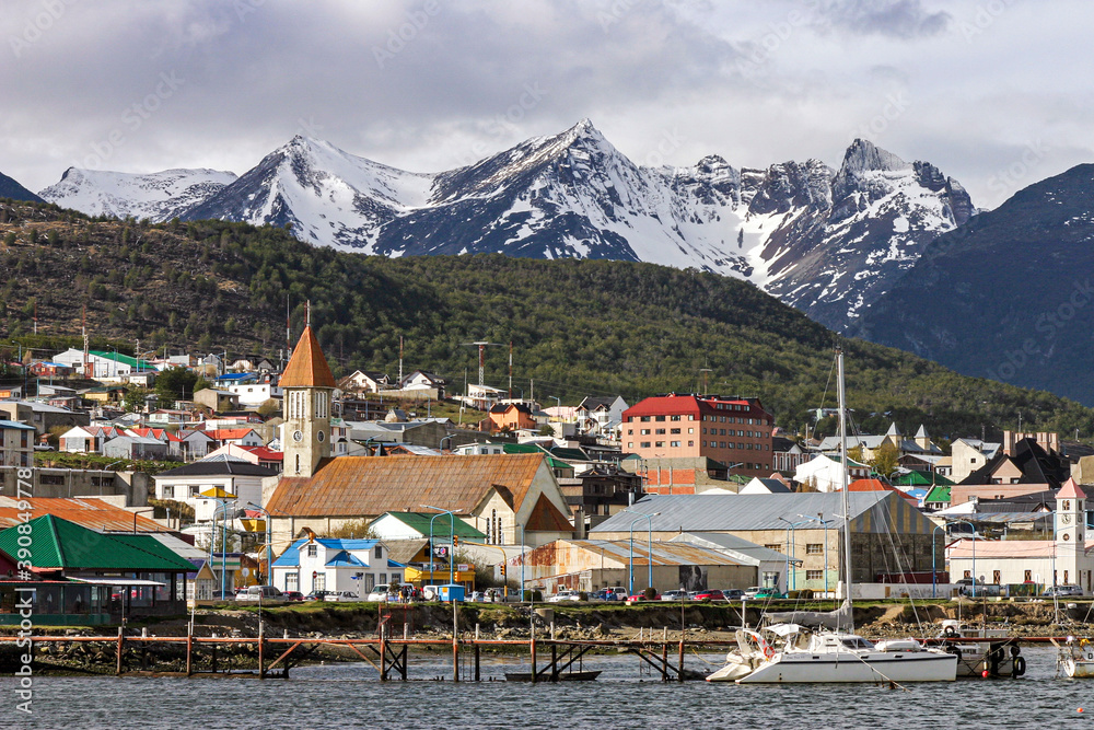 Fototapeta premium Ushuaia, Feuerland, Argentinien
